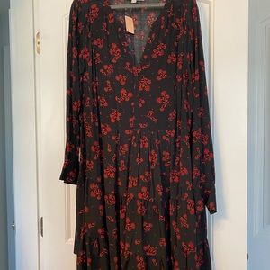 The cutest Loft dress for the holidays! New! Great with tights and booties!